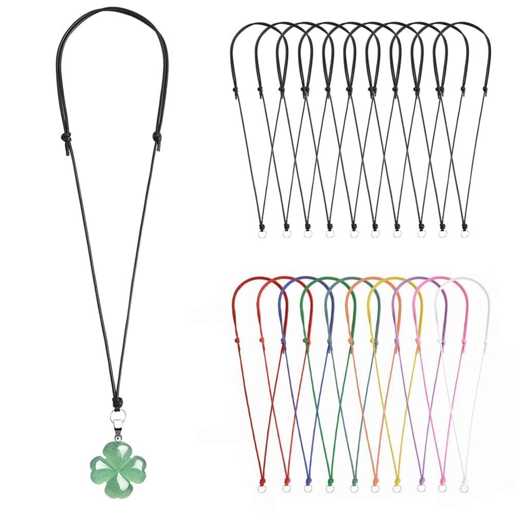 6473 20 Pcs Necklace Cord for Pendant Necklace String Adjustable Knotted